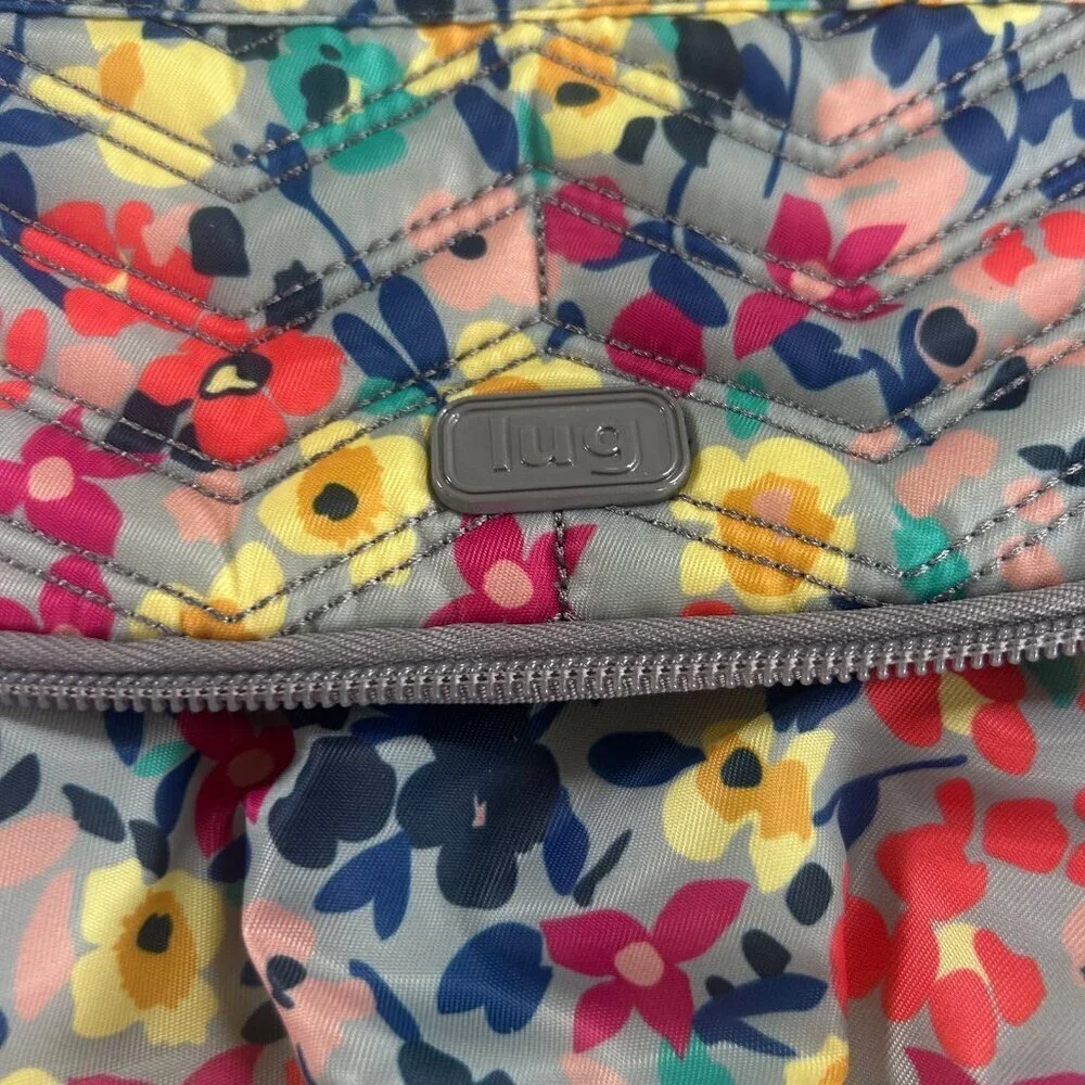 Lug Mambo Wildflower Quilted Crossbody Shoulder Bag RFID NWOT